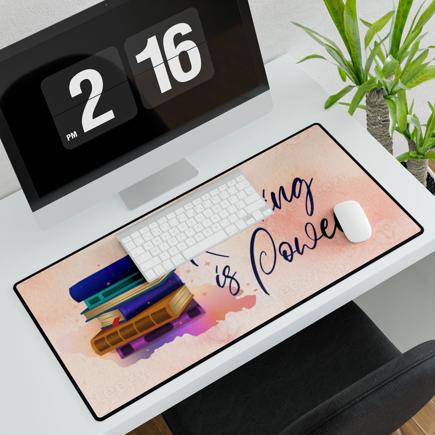 Mouse Pad - Reading is Power design - 3 sizes